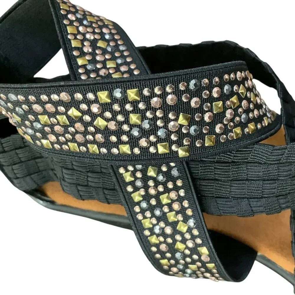 Bernie Mev Women's Lucious Sandals Stud design Size 10 NIB NEW